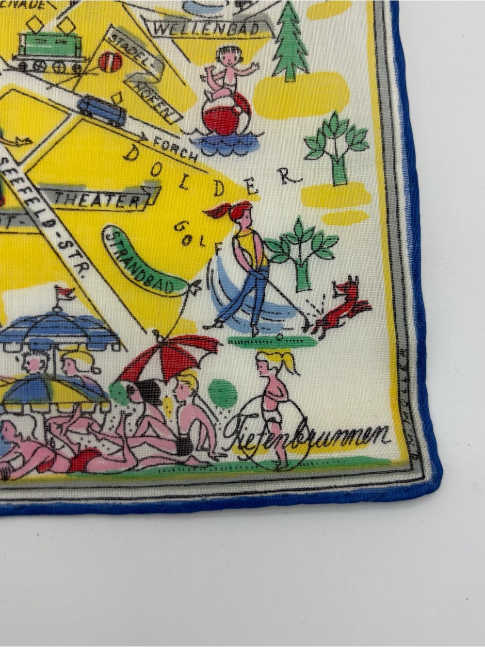 Vintage 60s Switzerland Lehner Handkerchiefs - Picture 6 of 11